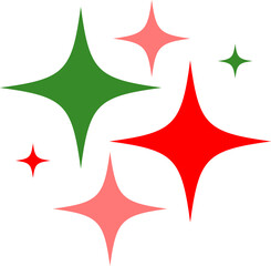 Shinning Sparkle Stars Icon