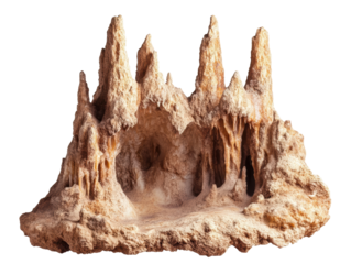 Isolated Realistic Cave Formation