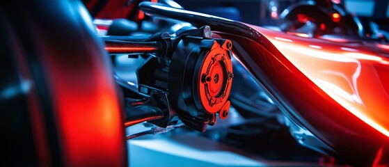 The Art of Racing Cars | Innovative Design | Red and Black Formula 1 Car | Technology | Aerodynamics | Speed