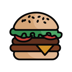 Delicious Cheeseburger, Burger
