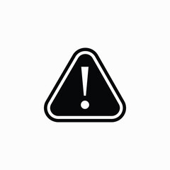 Danger warning icon. Vector icon. Risk sign. Information sign. Exclamation icon. Alert sign. Danger warning. Alarm sign. Error message. Important message fully editable vector template
