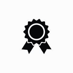 Medal Icon. Trendy flat style isolated background. Medal symbol for your web site design, logo, app, UI. Vector illustration fully editable vector template