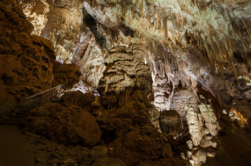 KUMISTRAVI, GEORGIA - AUGUST 20, 2023:   Prometheus Cave.