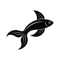 illustration of a fish with white background