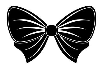 glass bow  silhouette