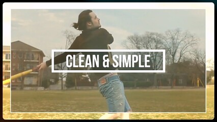 Clean Video Slideshow