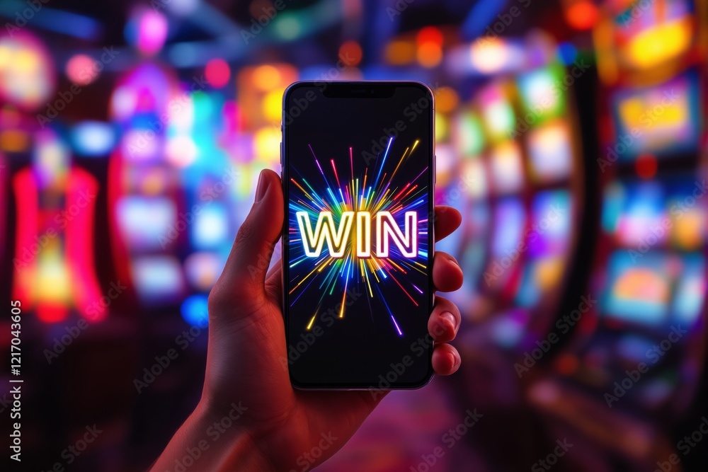 Poster Smartphone displaying 
