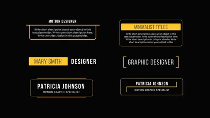 Simple and Unique Titles