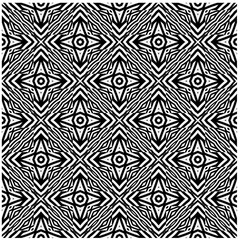  Seamless pattern with repeating abstract shapes.Black and white texture.Design element for prints, decoration, cover, textile,wallpaper, background, wrapping paper, clothing, fabric, package, cards.