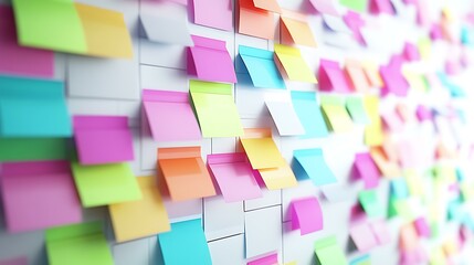 A collaborative development team using agile methodologies to track project progress