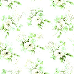 flower seamless patterns