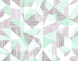 Colorful geometric irregular square background