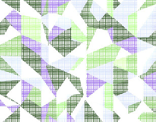 Colorful geometric irregular square background