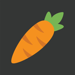 Carrot Emoji Vector Design: Agriculture Farm Product Illustration