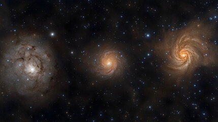 Vibrant Cosmic Background with Nebula Clouds and Bright Stars