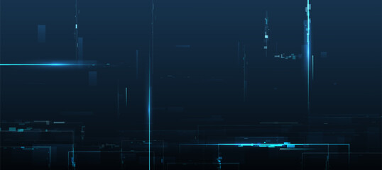 The cyber background,blue line futuristic digital technology innovation backfround for event tech poster  or presentation product business