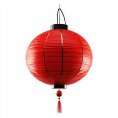 Obraz premium Red Lantern Orange Lampshade Light fixture Design Sphere Mid-Autumn Festival Lamp