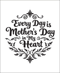 Heartwarming Mother’s Day Tee Print