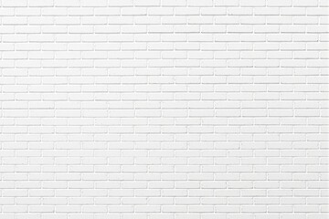 White brick wall background with clean texture and seamless design.
