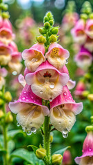 A snapdragon-like flower with oversized, fluffy “lips” that look soft and squishy