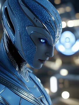 Advanced Alien with Artificial Intelligence