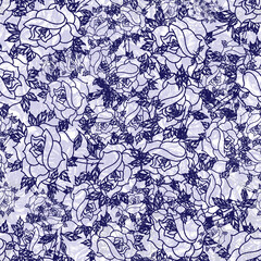 abstract flower seamless patterns