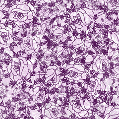 abstract flower seamless patterns