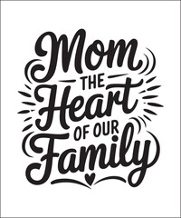 Retro Mama T-Shirt Design