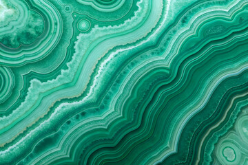 Green natural malachite stone. HD texture. The abstract flowing background. 