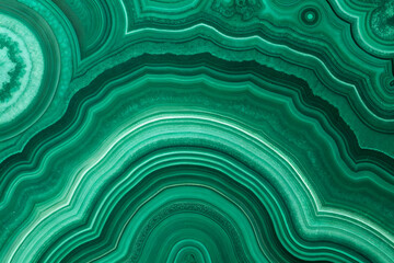 Malachite stone HD texture. The abstract green background. 