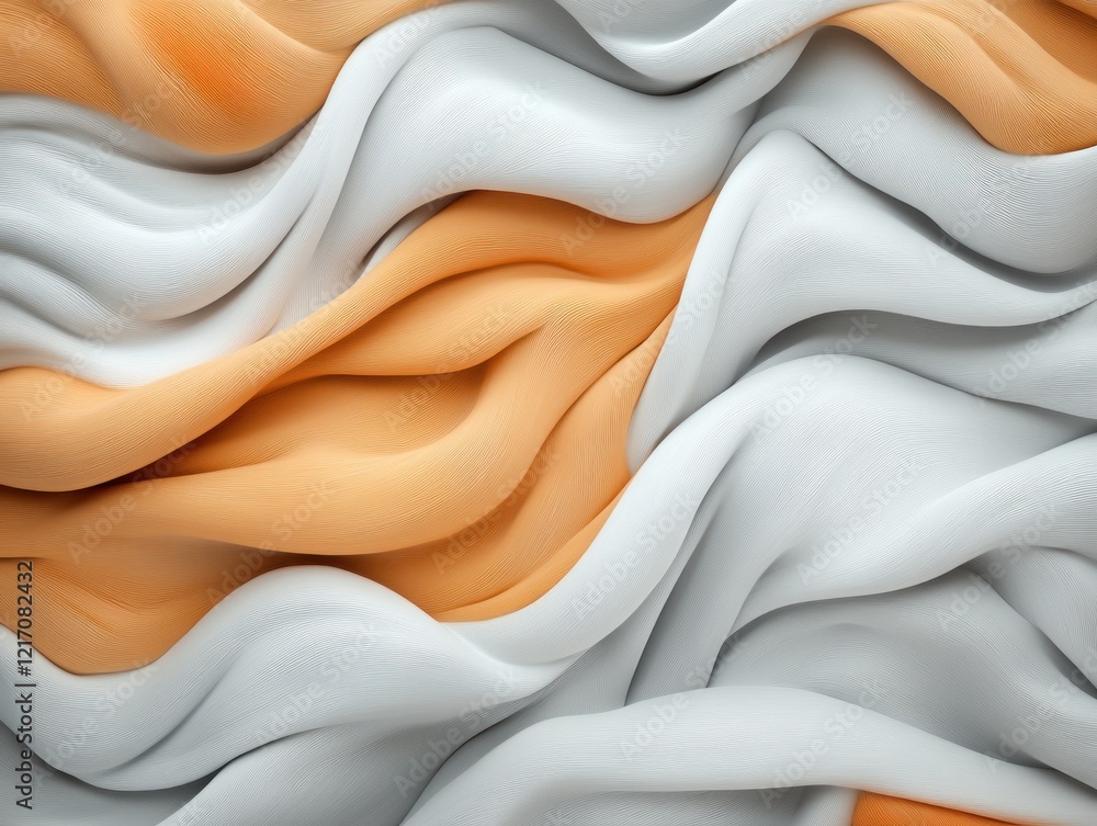 Aufkleber explore this captivating abstract collaboration of geometric shapes merging into a unified, flowing 