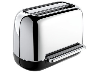 Isolated Stainless Steel Toaster