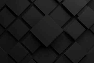 Abstract Black Geometric Pattern Design
