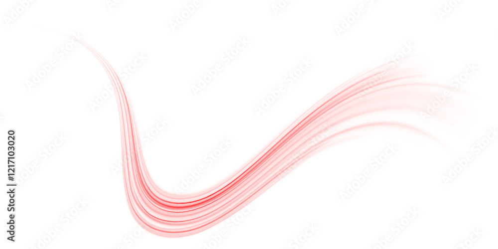 Sticker png futuristic technological style. png abstract background with speed lines. neon color rays vector