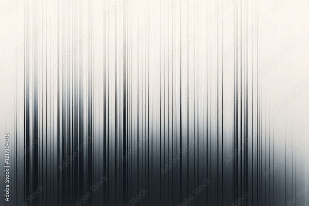 Aufkleber scandinavian gradient pattern featuring minimalistic design with abstract lines transitioning from d