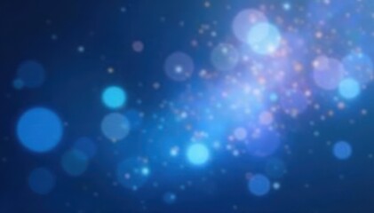 Obraz premium Abstract blue bokeh background, soft focus, dreamy, ethereal, serenity, sky