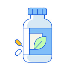 vitamin bottle icon, vitamin bottle vector illustration-simple illustration of vitamin bottle, perfect for vitamin bottle logos and icons