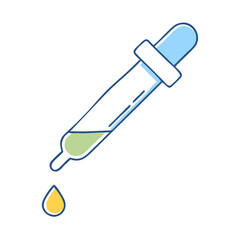 dropper with medicine icon, dropper with medicine vector illustration-simple illustration of dropper with medicine, perfect for dropper with medicine logos and icons