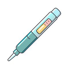 insulin pen icon, insulin pen vector illustration-simple illustration of insulin pen, perfect for insulin pen logos and icons