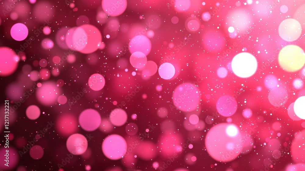 Poster soft pink bokeh background with sparkling light and soft colors