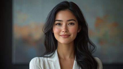 Fototapeta premium Confident and Smiling Woman