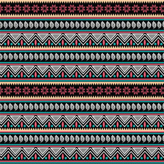  Tribal seamless native American check pattern design