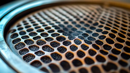 Close Up Detail of Speaker Grill Mesh Texture
