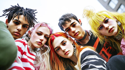 Fototapeta premium Fashion people gen z