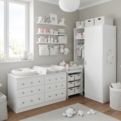 Baby room wardrobe 