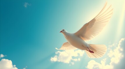 Obraz premium dove in the sky