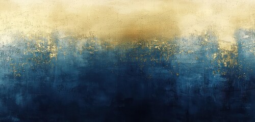Grainy abstract light effects on a navy to gold gradient