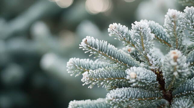 close up of pine needles