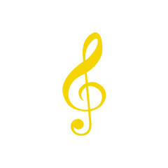 Gold Music Note