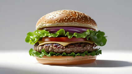 Highly Detailed Sharp-Focus Photograph of a Vibrant Green Tree Frog Resting on a Leaf